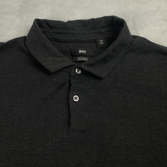 Hugo Boss Polo Shirt Mens XL Regular Fit Mercerised Golf Performance Stretch - Picture 5 of 9